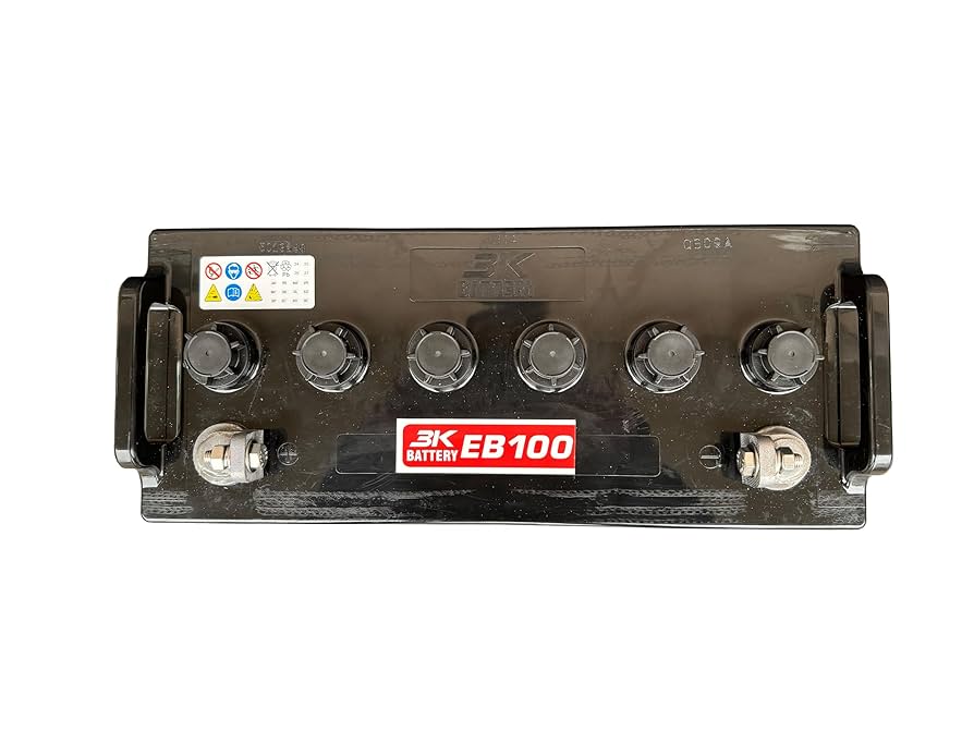 3K EB100LR バッテリー　4台まとめ売り 3Kバッテリー 保証付 EB100 LR サイクルバッテリー L形端子